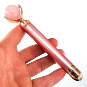 Pembe Kuvars Titreşimli Roller