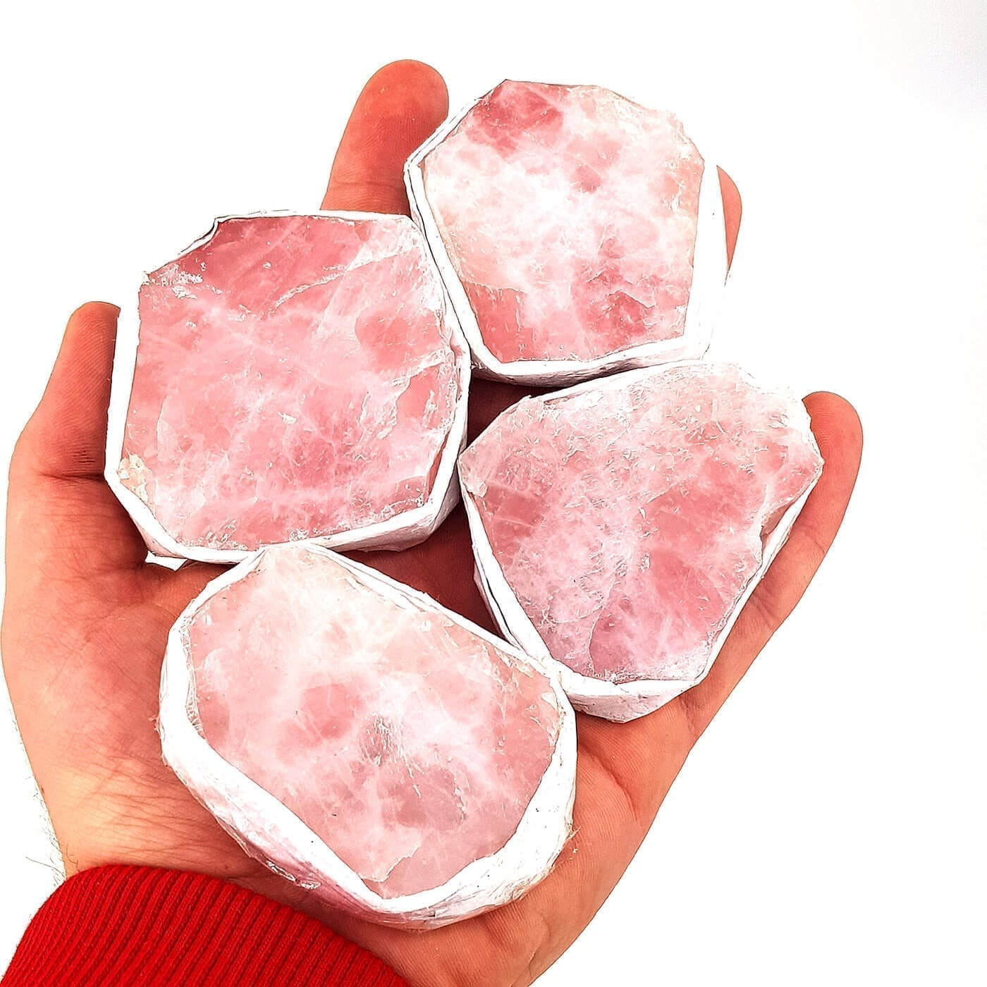 Pembe Kuvars Ham Taş Mini