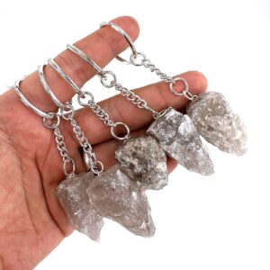 Dumanlı Kuvars Taş Anahtarlık