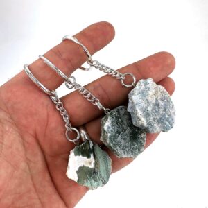 Serpentin Ham Taş Anahtarlık