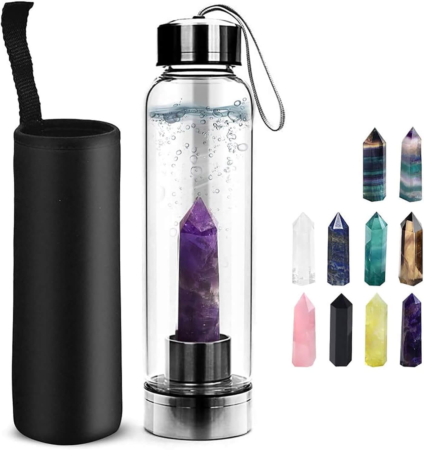 Pembe Kuvars Çelik Matara - Görsel 2