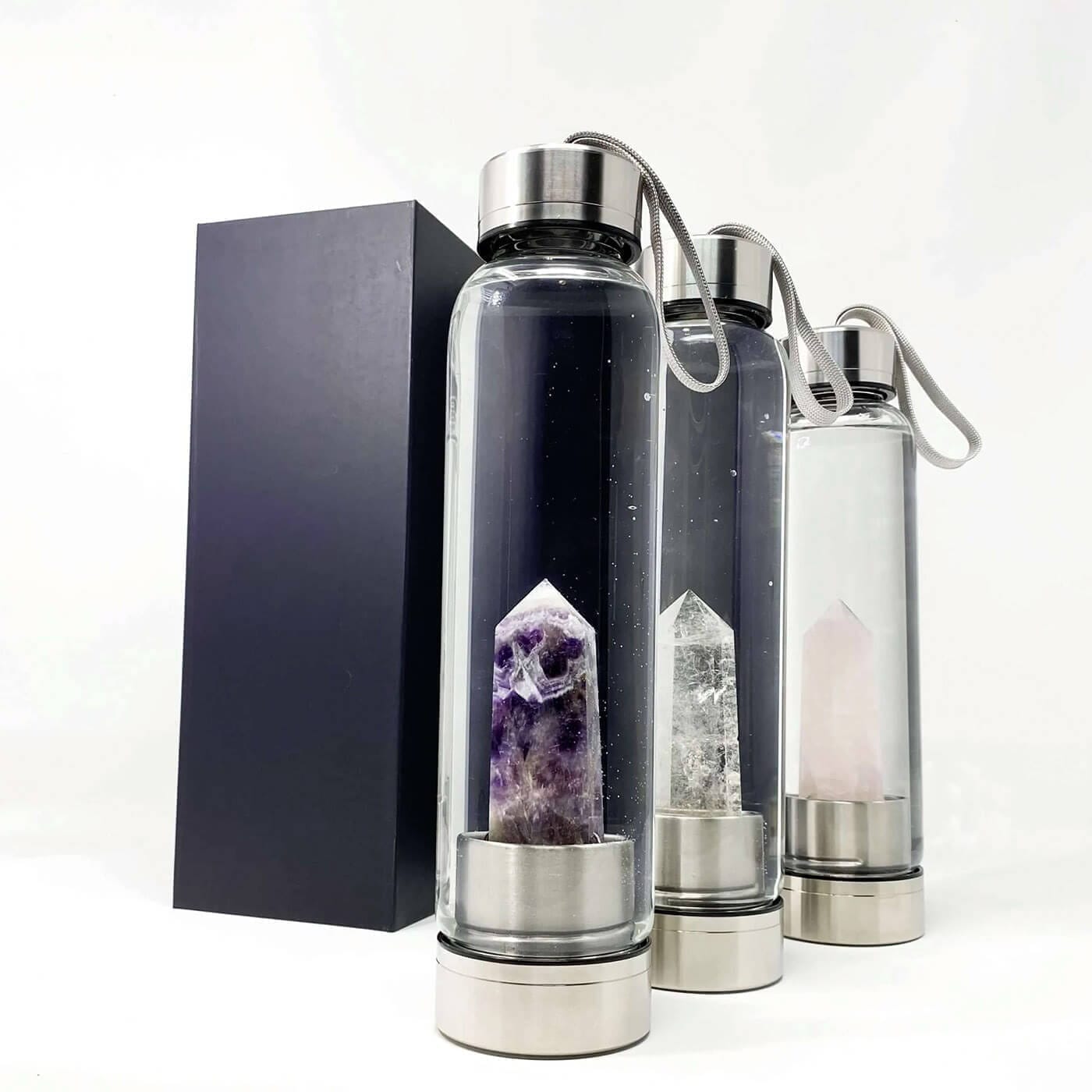 Pembe Kuvars Çelik Matara - Görsel 3