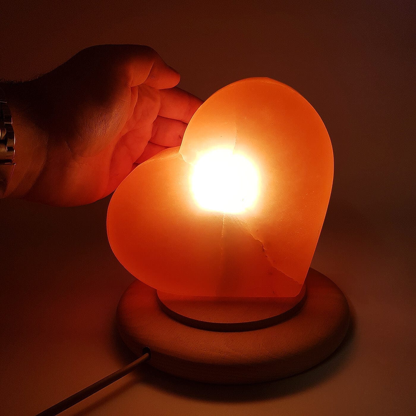 Selenit Lamba Turuncu Kalp - Görsel 4