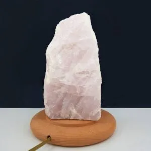 Pembe Kuvars Gece Lambası