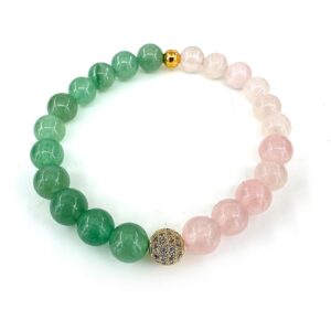 Pembe Kuvars / Aventurin Bileklik 8mm