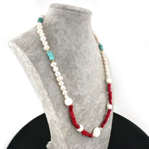 Alternative view of İnci Mercan Firuze Tasarım Kolye