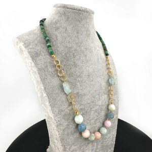 Alternative view of Zümrüt Morganit Tasarım Kolye