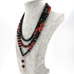 Alternative view of Kırmızı Akik / Obsidyen Kolye