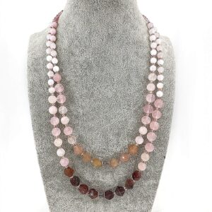 Pembe Kuvars / Çilek Kuvars Kolye