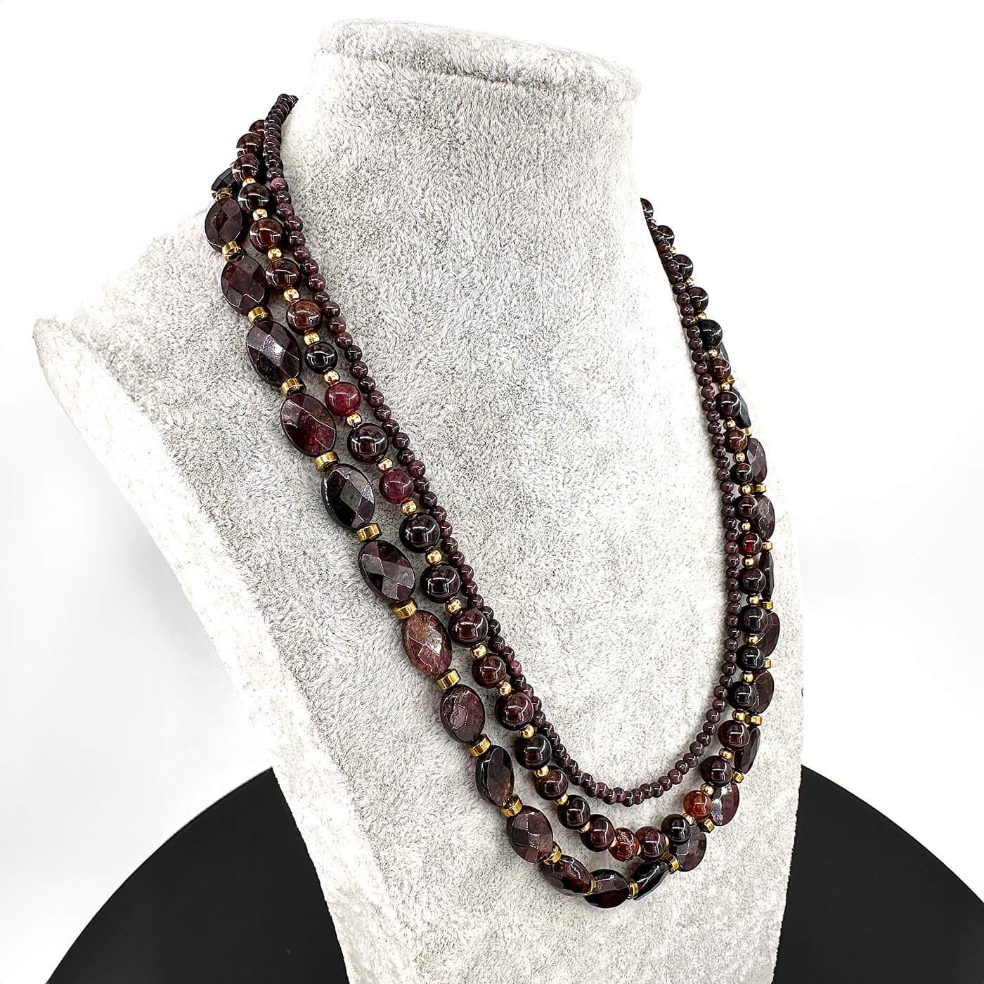 Garnet (Lal) Kolye A++ - Görsel 2