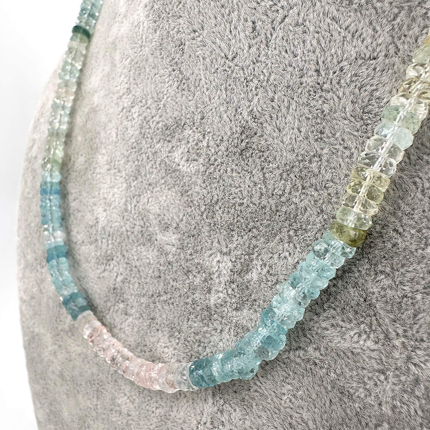 Morganit Kolye (Gümüş) AAA+ - Görsel 2