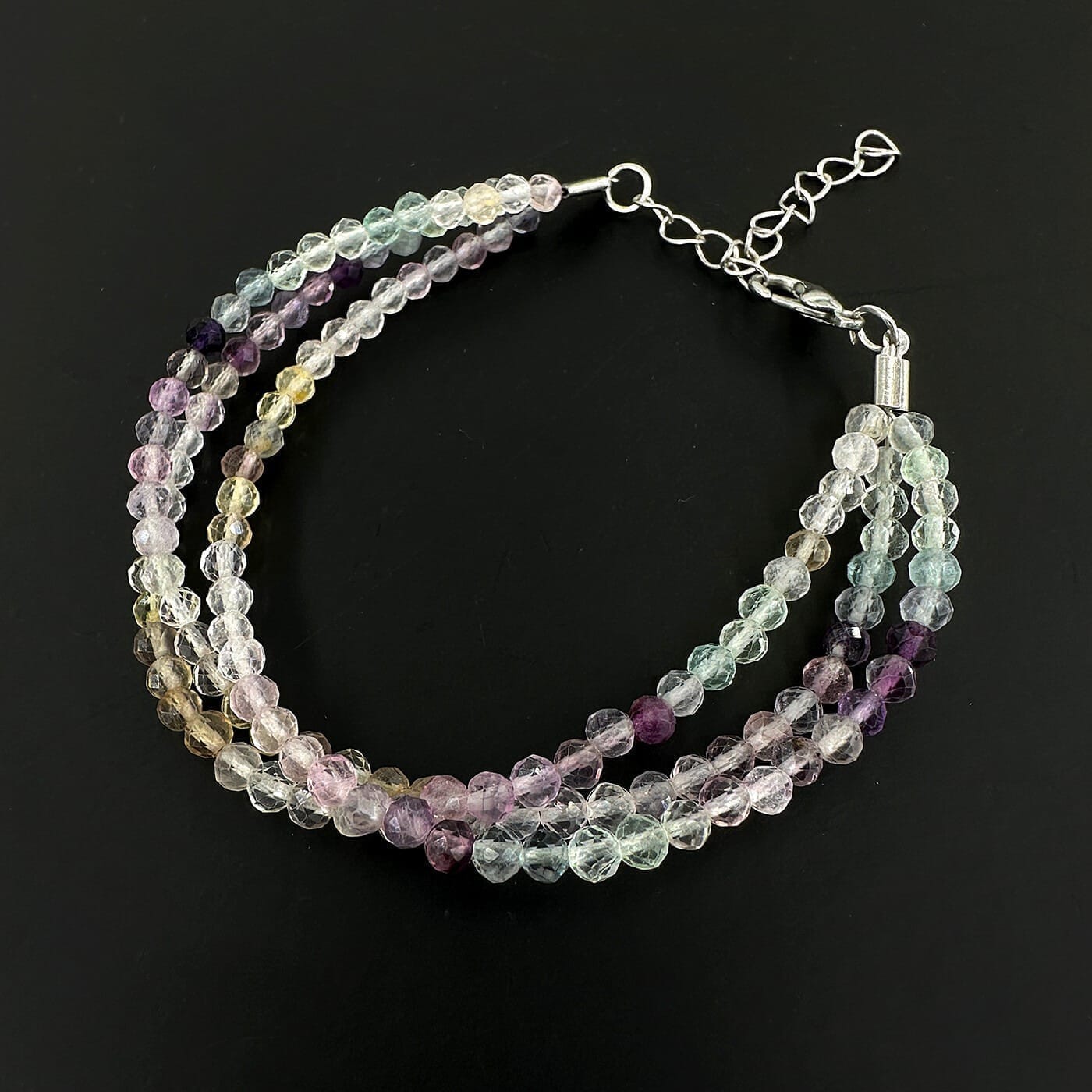 Rainbow Florit Bileklik 3mm