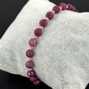 Yakut Altın 14K Tasarım Bileklik