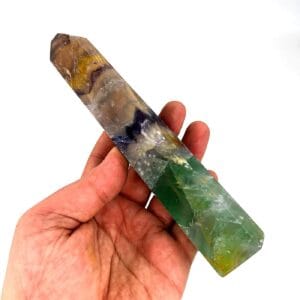 Rainbow Florit Obelisk - Florit Taşı Enerjisi ve Doğal Formu