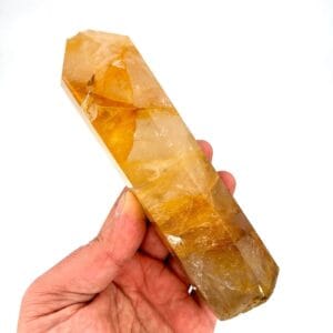 Hematoid Kuvars Obelisk - Hematoidkuvars Taşı Enerjisi ve Doğal Formu