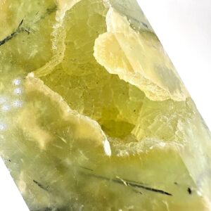 Alternative view of Prehnite Obelisk