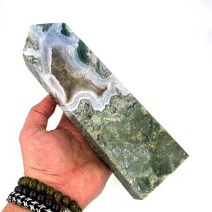 Akik Kalsedon Obelisk