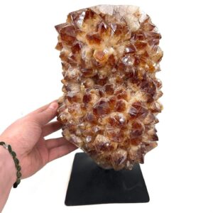 Sitrin Ham Taş (Standlı) - Sitrin Taşı Enerjisi ve Doğal Formu