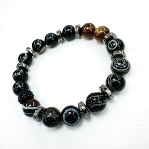 Süleymaniye Akik Erkek Bileklik 10mm