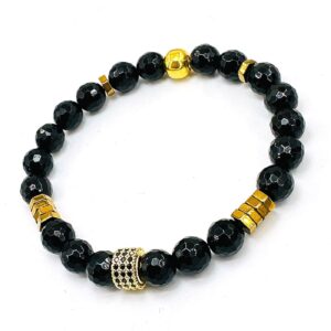 Turmalin Faset Bileklik 8mm