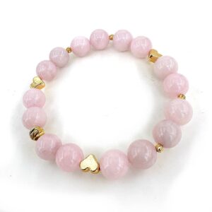 Pembe Kuvars Bileklik AA+ 10mm