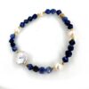 İnci & Sodalit Bileklik 6mm