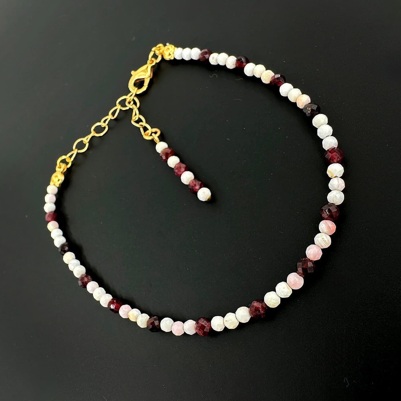 Garnet & Opal Halhal 3mm