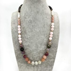 Pirit, Aytaşı, Pembe Kuvars, Turmalin Kolye