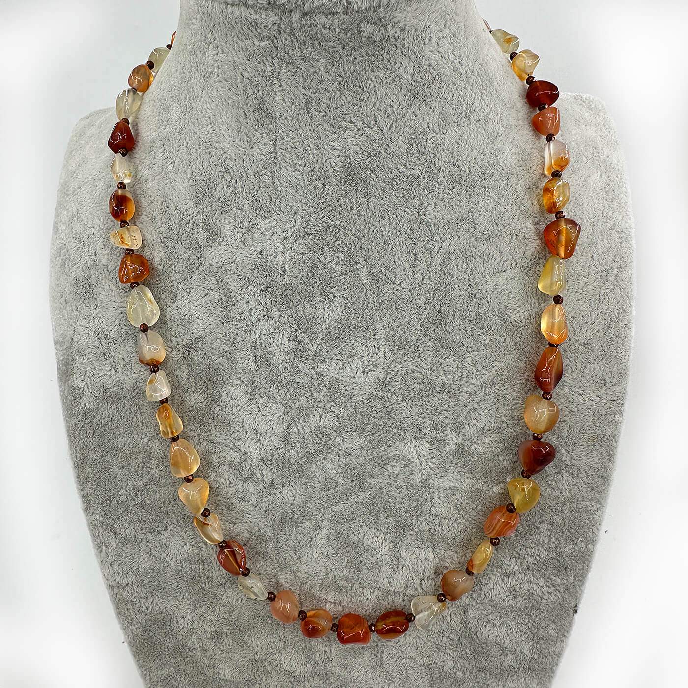 Karnelyan Akik Kolye