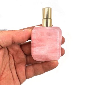 Pembe Kuvars Parfüm Şişesi