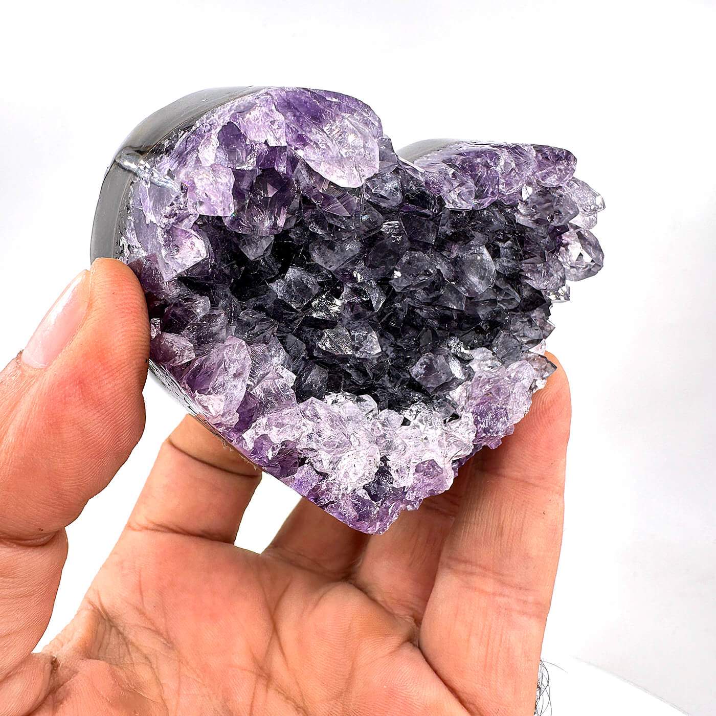 Ametist Kalp Obje - Görsel 2