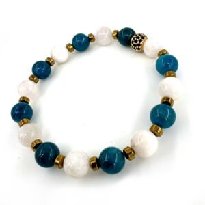 Blue Apatit, Aytaşı Bileklik 8mm