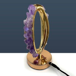 Alternative view of Ametist Gold Standlı Gece Lambası