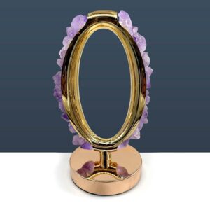 Ametist Gold Standlı Gece Lambası