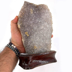 Kristal Kuvars Ham Taş Standlı