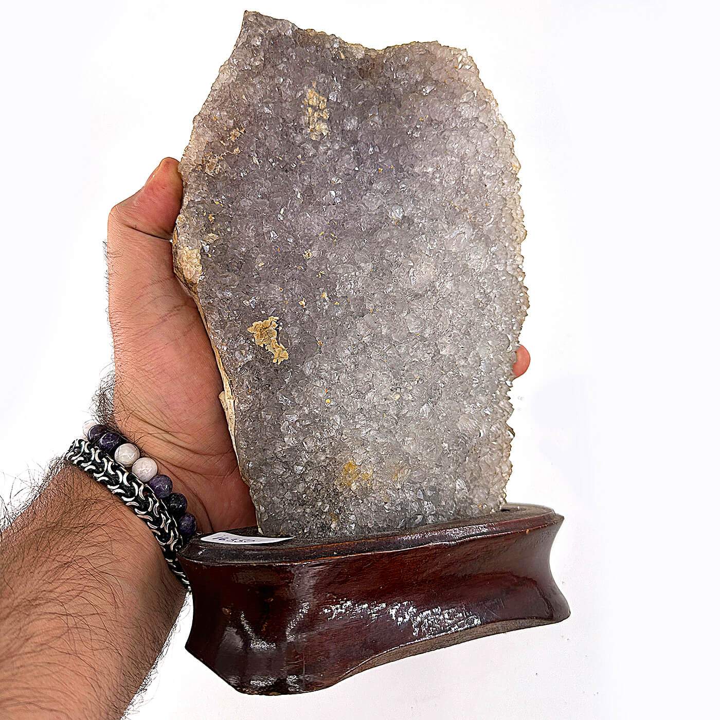 Kristal Kuvars Ham Taş Standlı