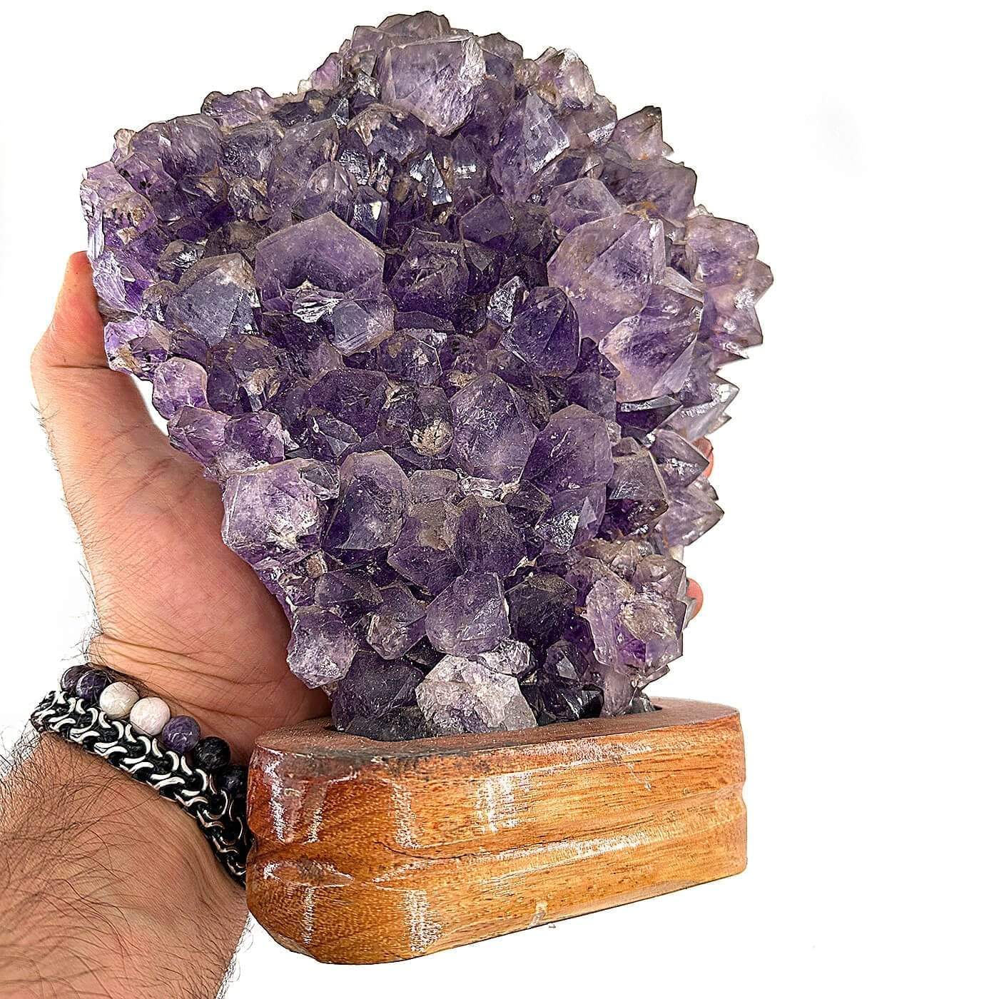 Ametist Ham Taş Standlı