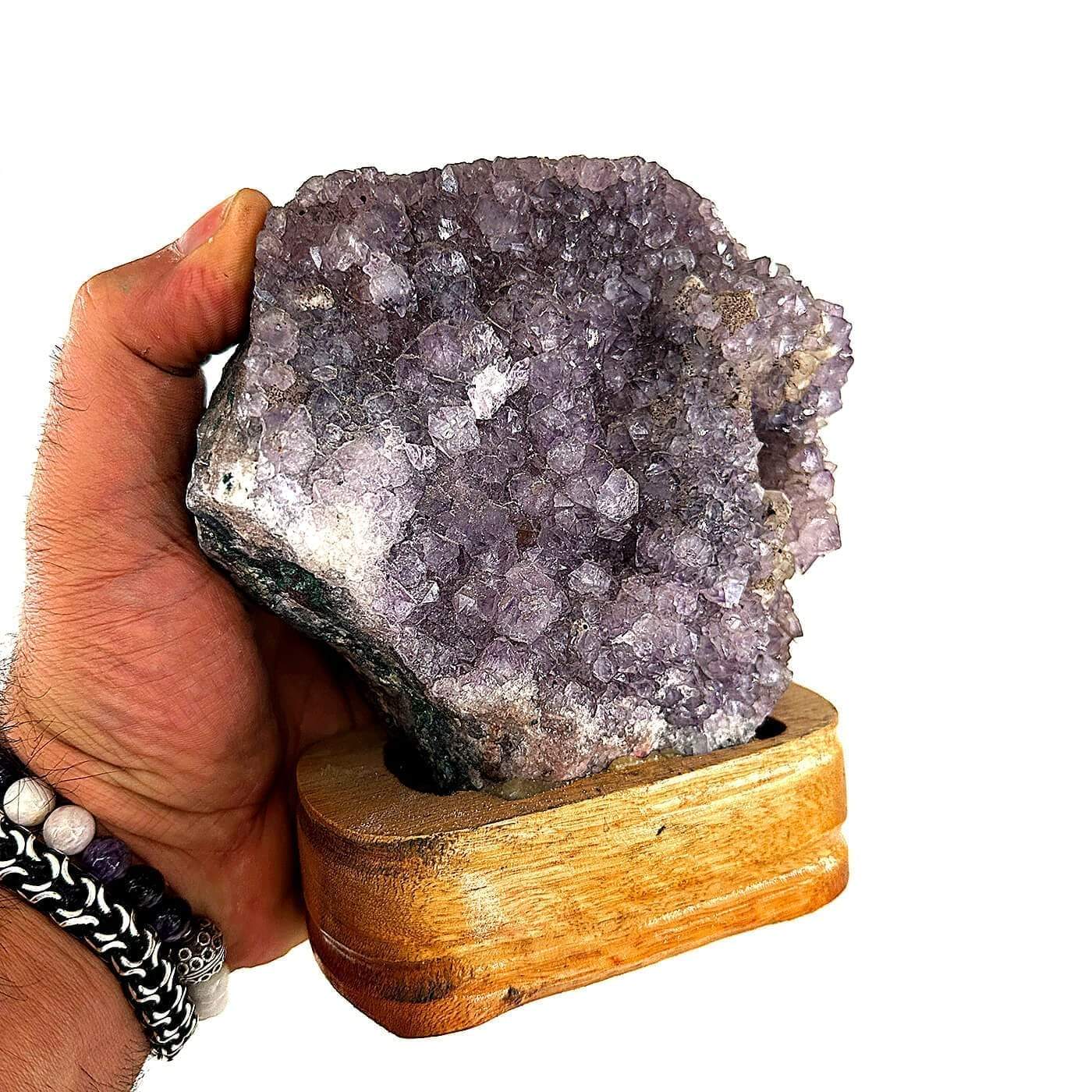 Ametist Ham Taş Standlı