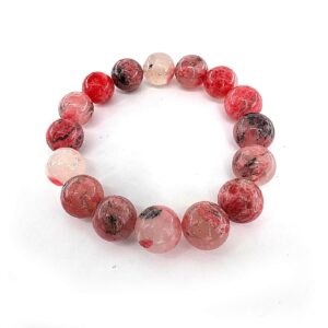 Sakura Rodonit Bileklik 6A 12mm