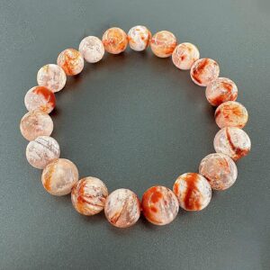 Snowflake Ghost (Kartanesi Fantom Kuvars ) 6A+ Bileklik 8mm