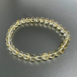 Sarı Topaz Bileklik 6mm