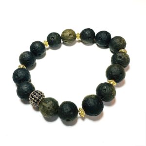 Gold Obsidiyen Bileklik 10mm