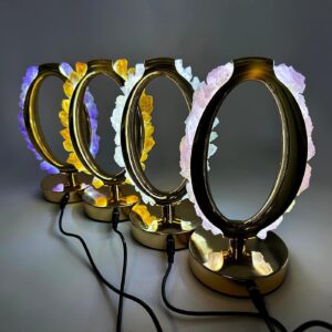 Dogal tas kristal gece lambasi ametist sitrin kuvars florit pembekuvars 3 Sarkaç Adam