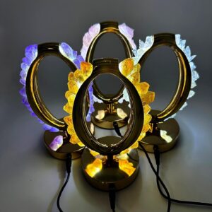 Dogal tas kristal gece lambasi ametist sitrin kuvars florit pembekuvars 4 Sarkaç Adam