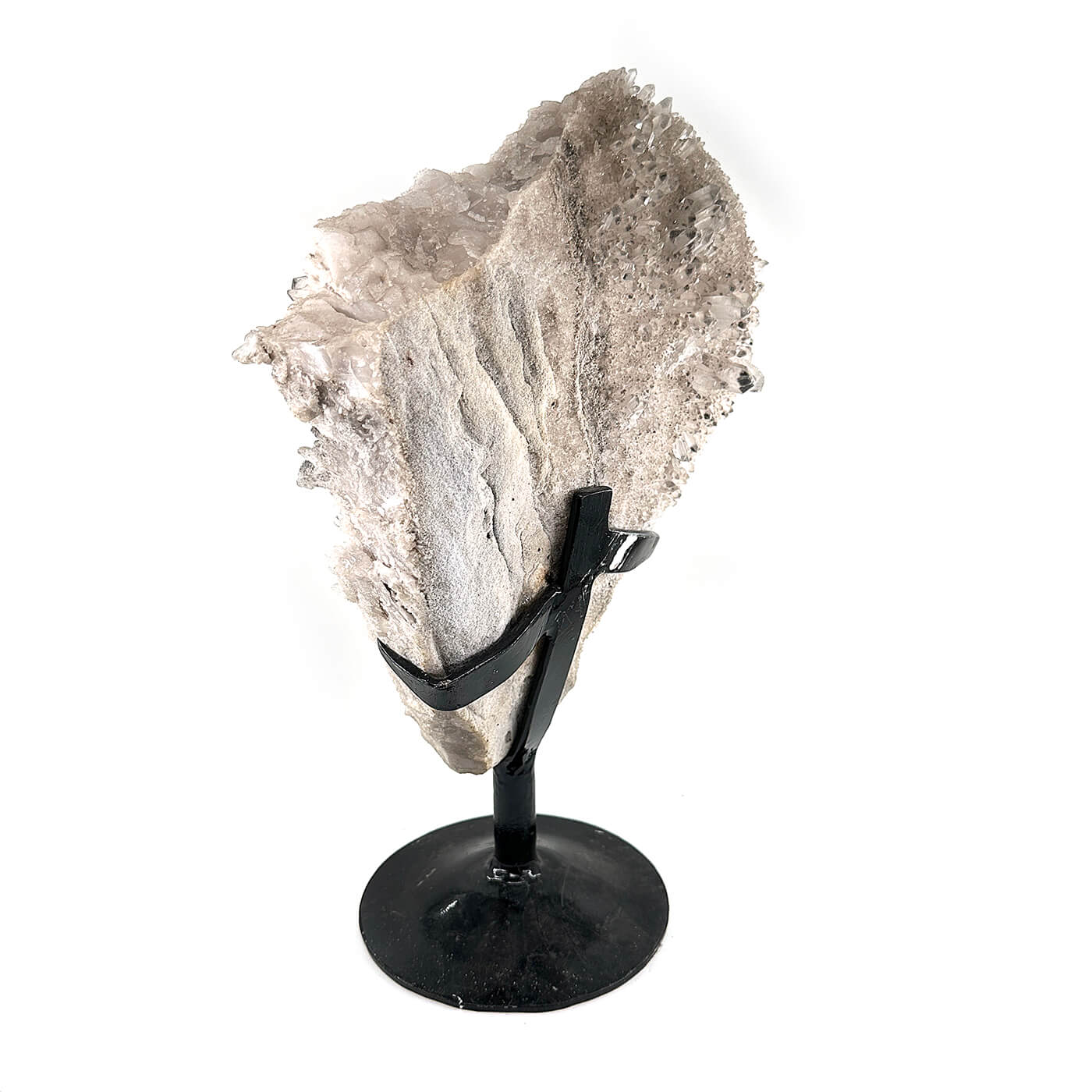 Kristal Kuvars Ham Taş Standlı - Görsel 4