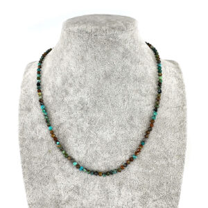 Turkuaz Kolye 3mm Gümüş