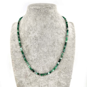 Zümrüt Kolye 4mm Gümüş