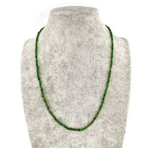 Diopsit Kolye 3mm Gümüş