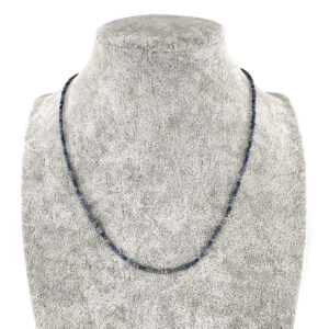 Safir Kolye 2mm Gümüş