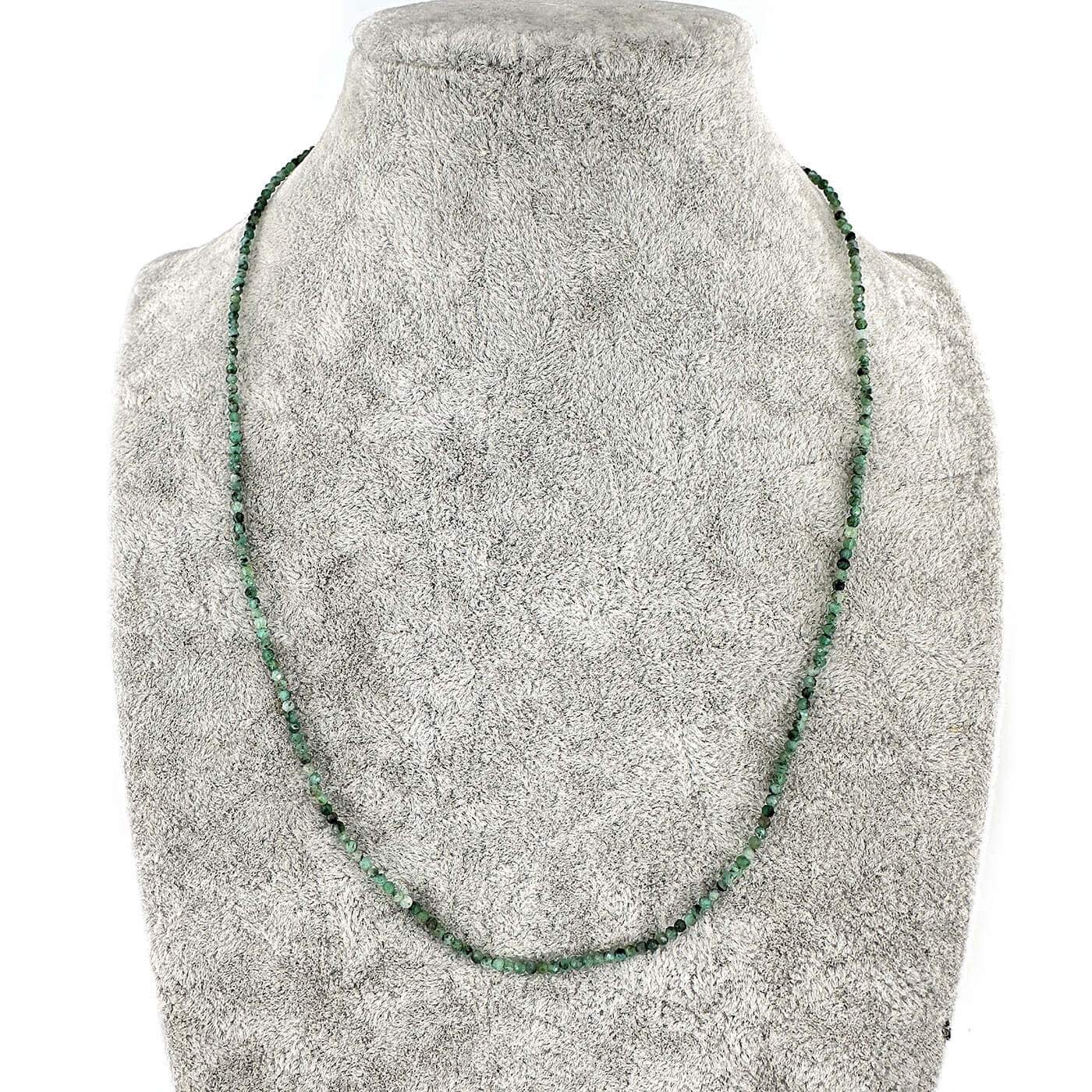 Zümrüt Kolye 2mm Gümüş